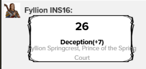 Fyllion is a gifted liar, even when no one doubts him