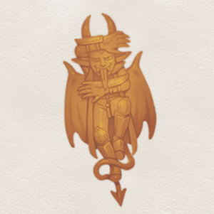 Virgil's totem, currently NOT submerged in holy water